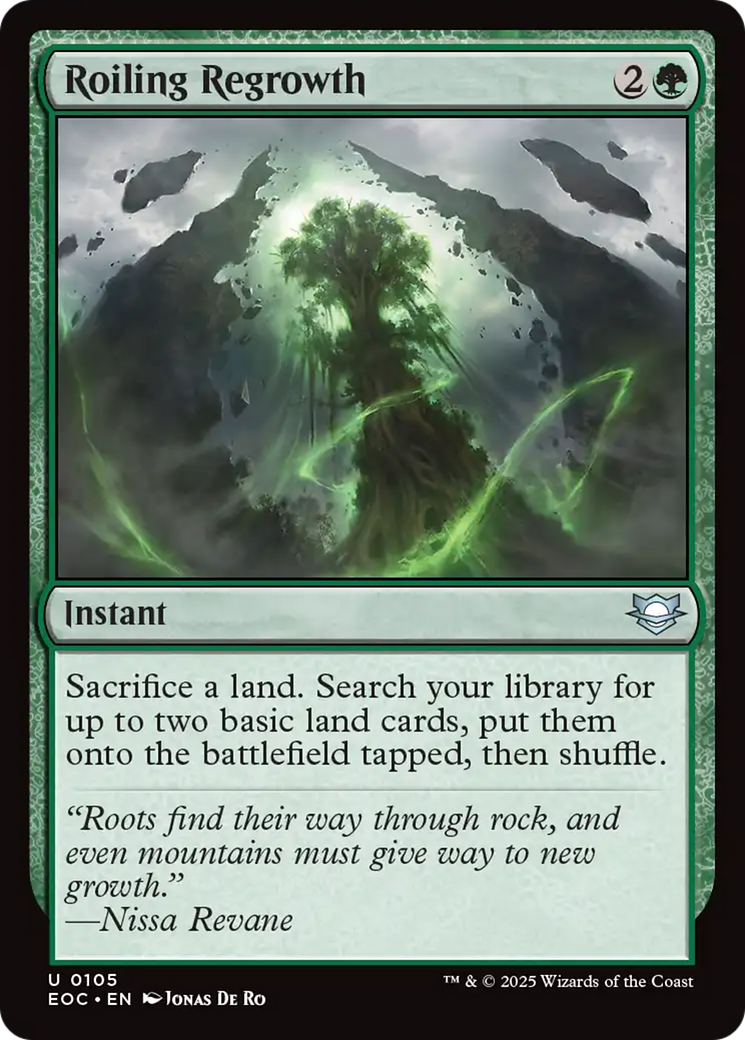 Roiling Regrowth [Edge of Eternities Commander] | Chromatic Games