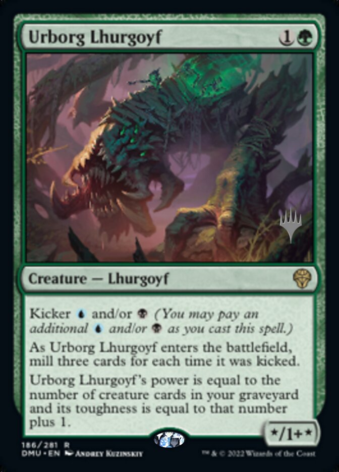 Urborg Lhurgoyf (Promo Pack) [Dominaria United Promos] | Chromatic Games