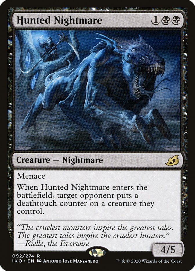 Hunted Nightmare 92/274 (Ikoria: Lair of Behemoths)  | Chromatic Games
