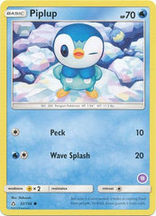 Piplup (32/156) (Deck Exclusive #11) [Sun & Moon: Trainer Kit - Alolan Sandslash] | Chromatic Games