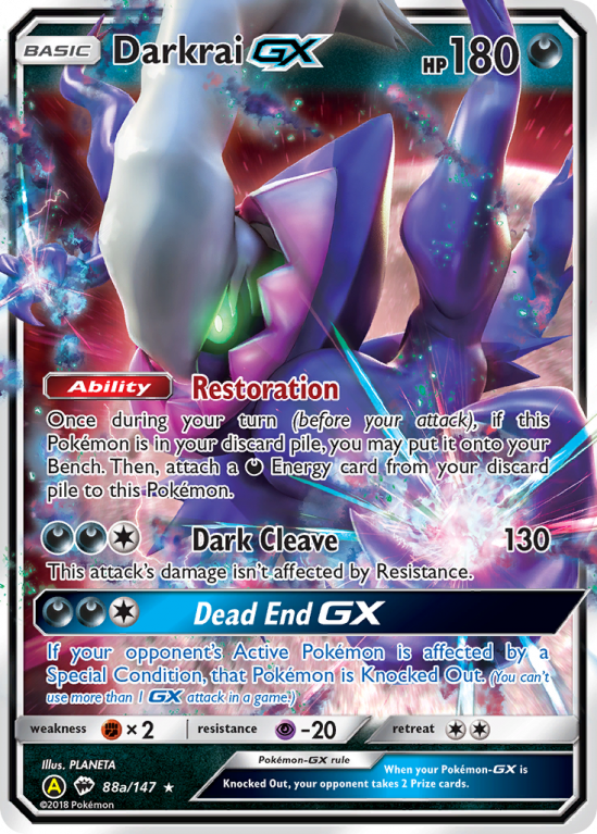 Darkrai GX (88a/147) [Alternate Art Promos] | Chromatic Games