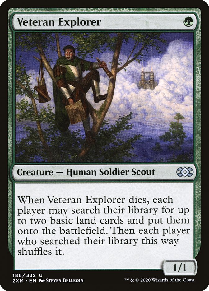 Veteran Explorer 186/332 (Double Masters)  - Foil | Chromatic Games