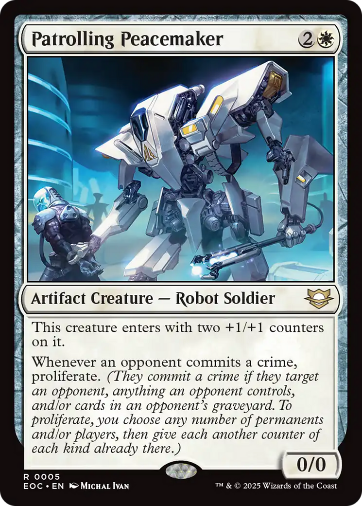 Patrolling Peacemaker [Edge of Eternities Commander] | Chromatic Games