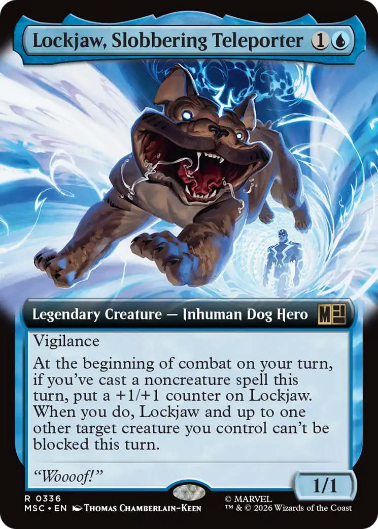 Lockjaw, Slobbering Teleporter (Extended Art) [Marvel Super Heroes Commander] | Chromatic Games