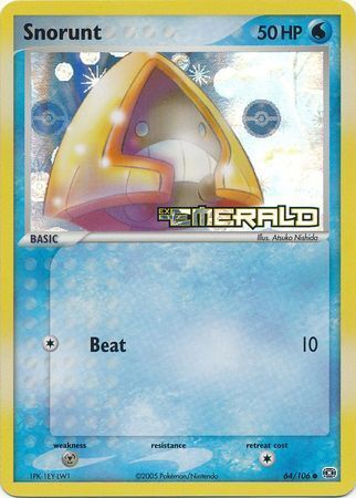 Snorunt (64/106) (Stamped) [EX: Emerald] | Chromatic Games