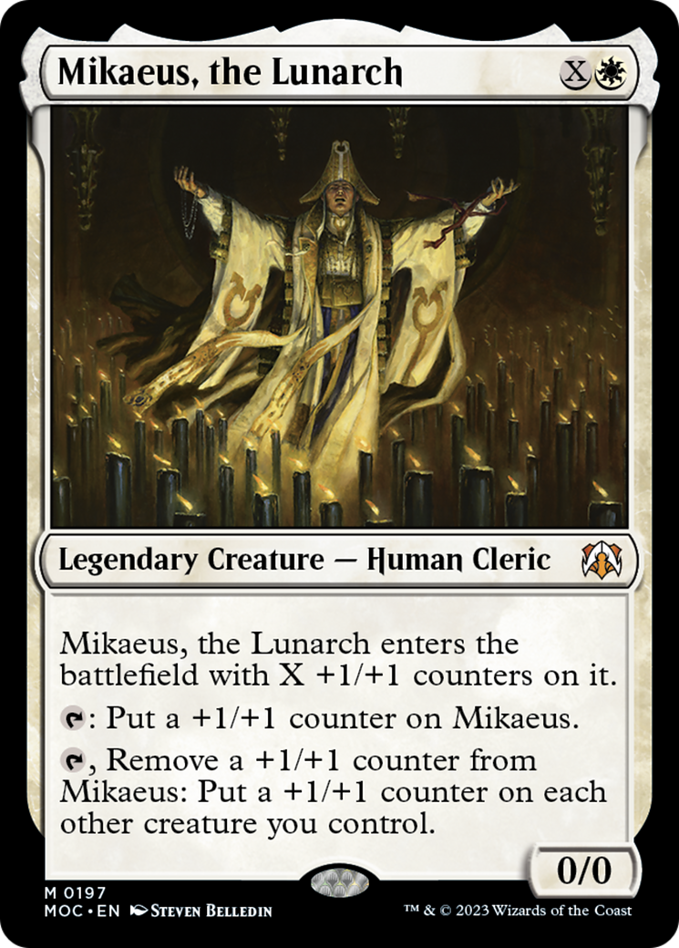 Mikaeus, the Lunarch [March of the Machine Commander] | Chromatic Games