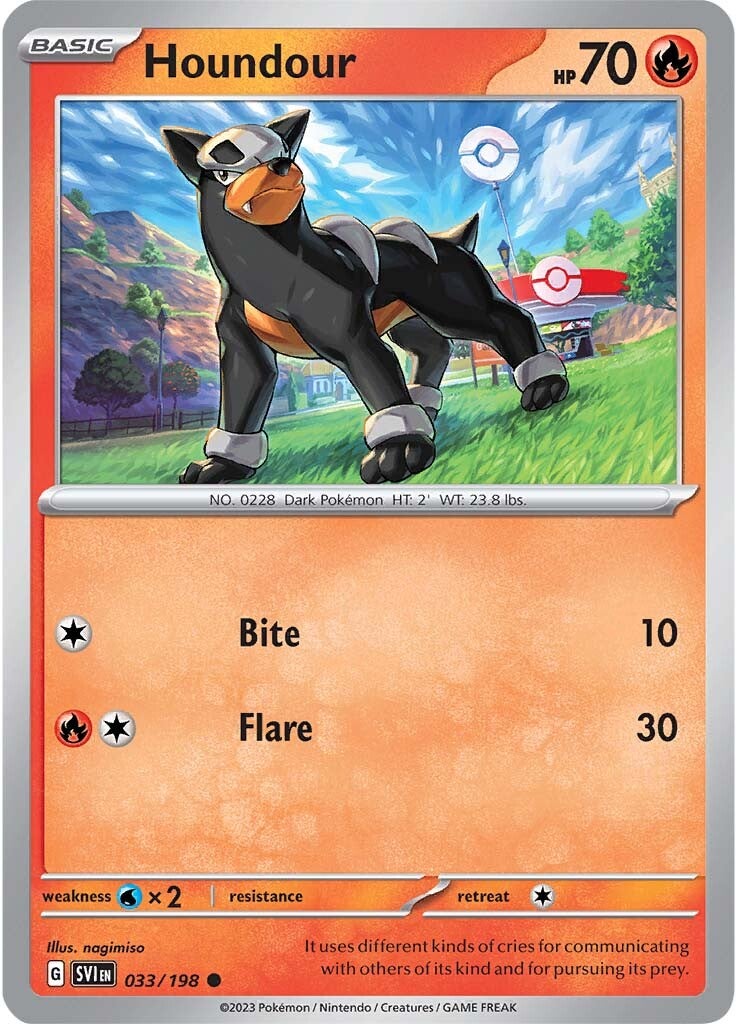 Houndour (033/198) [Scarlet & Violet: Base Set] | Chromatic Games