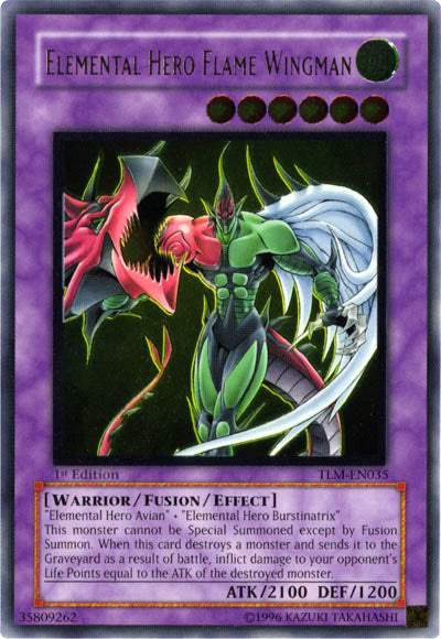 Elemental Hero Flame Wingman [TLM-EN035] Ultimate Rare | Chromatic Games