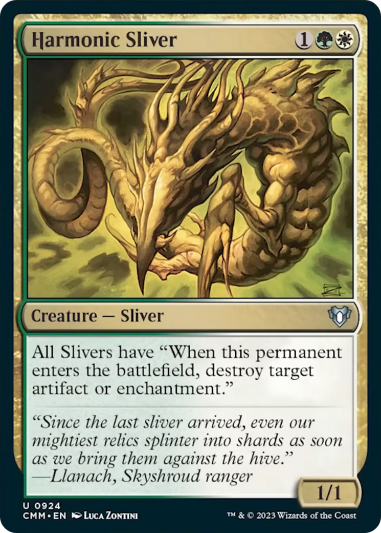 Harmonic Sliver [Commander Masters] | Chromatic Games