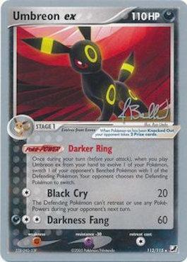 Umbreon ex (112/115) (Eeveelutions - Jimmy Ballard) [World Championships 2006] | Chromatic Games