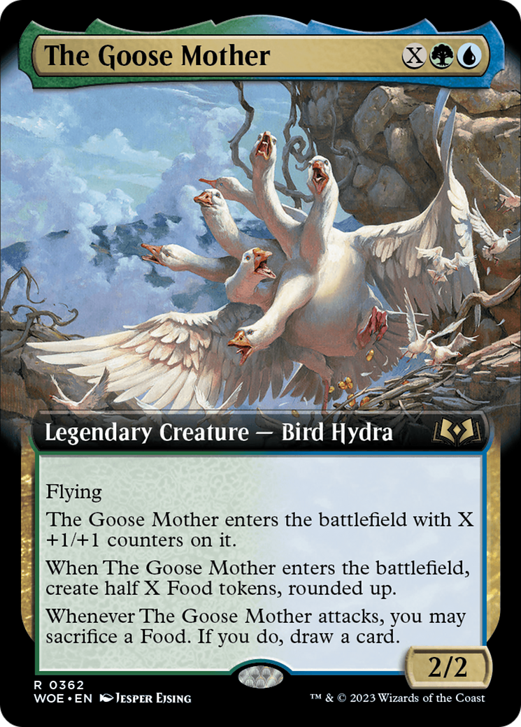 The Goose Mother (Extended Art) [Wilds of Eldraine] | Chromatic Games