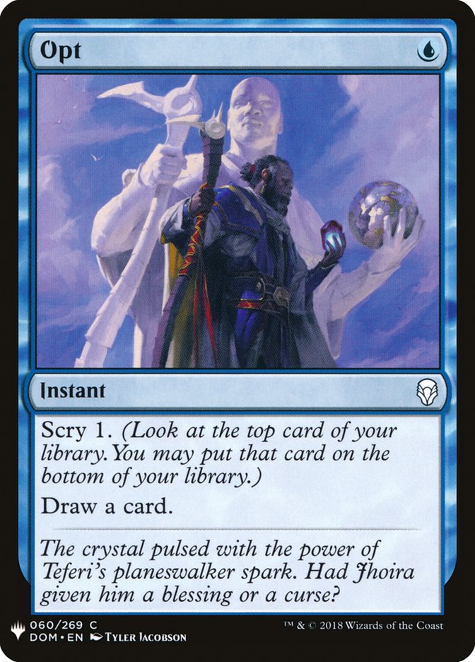 Opt [Mystery Booster] | Chromatic Games