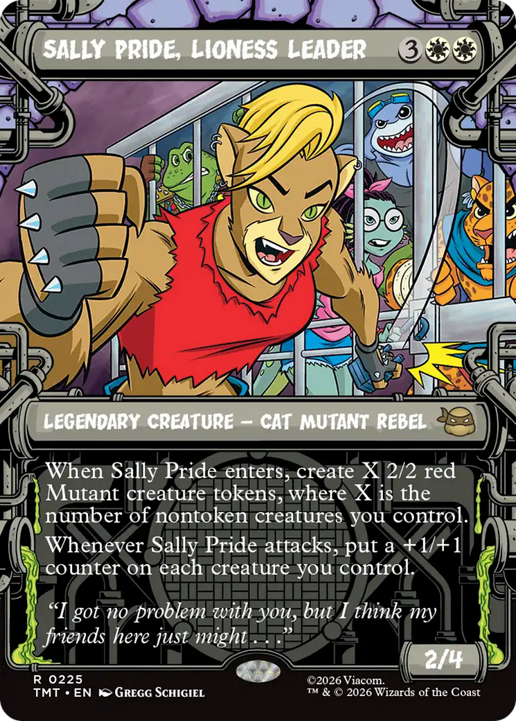 Sally Pride, Lioness Leader (Showcase) [Teenage Mutant Ninja Turtles] | Chromatic Games
