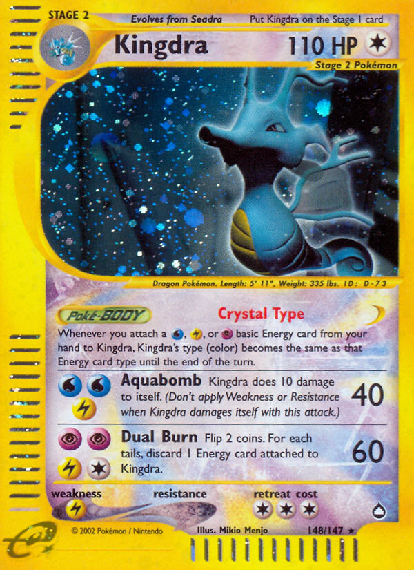 Kingdra (148/147) [Aquapolis] | Chromatic Games