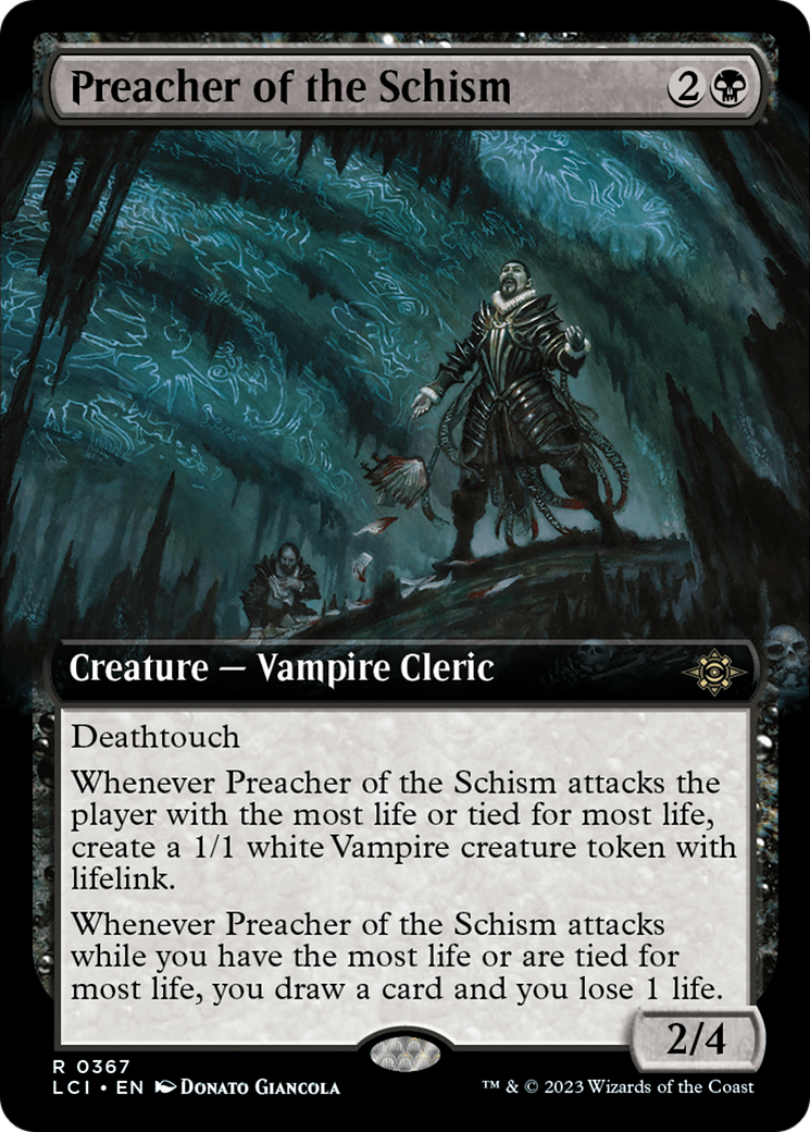 Preacher of the Schism (Extended Art) [The Lost Caverns of Ixalan] | Chromatic Games