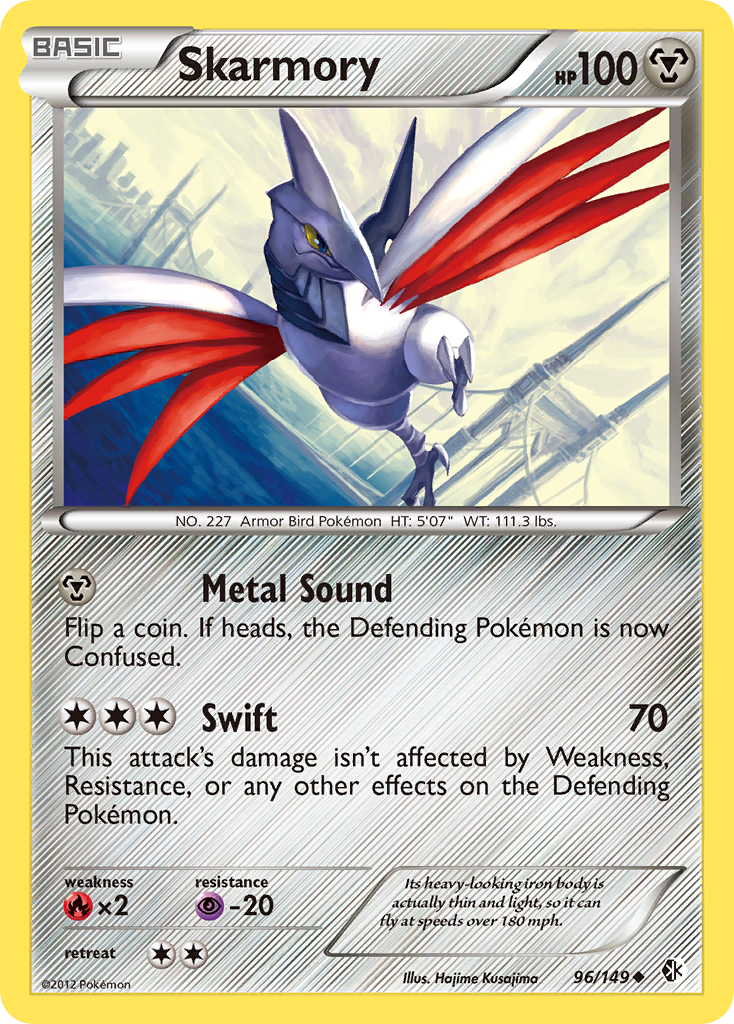 Skarmory (96/149) [Black & White: Boundaries Crossed] | Chromatic Games