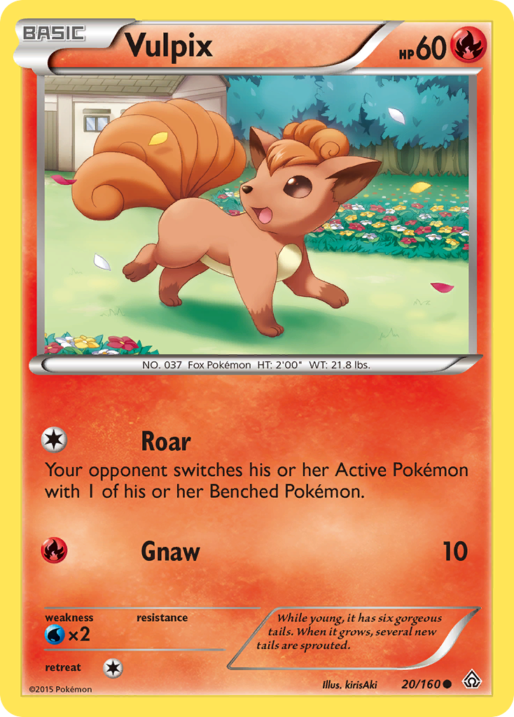 Vulpix (20/160) [XY: Primal Clash] | Chromatic Games