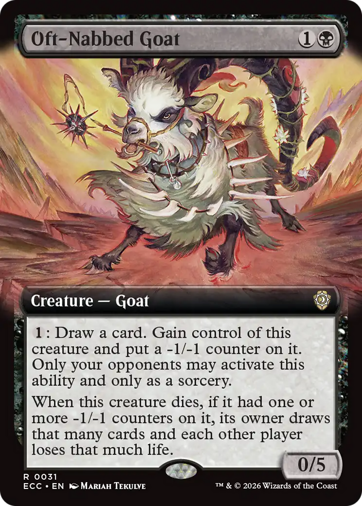 Oft-Nabbed Goat (Extended Art) [Lorwyn Eclipsed Commander] | Chromatic Games