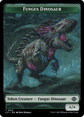 Fungus Dinosaur // Gnome Soldier Double-Sided Token [The Lost Caverns of Ixalan Tokens] | Chromatic Games