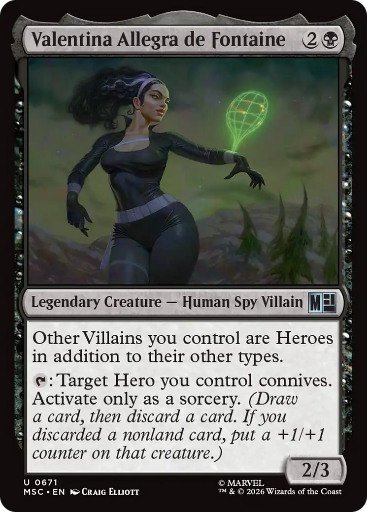 Valentina Allegra de Fontaine [Marvel Super Heroes Commander] | Chromatic Games