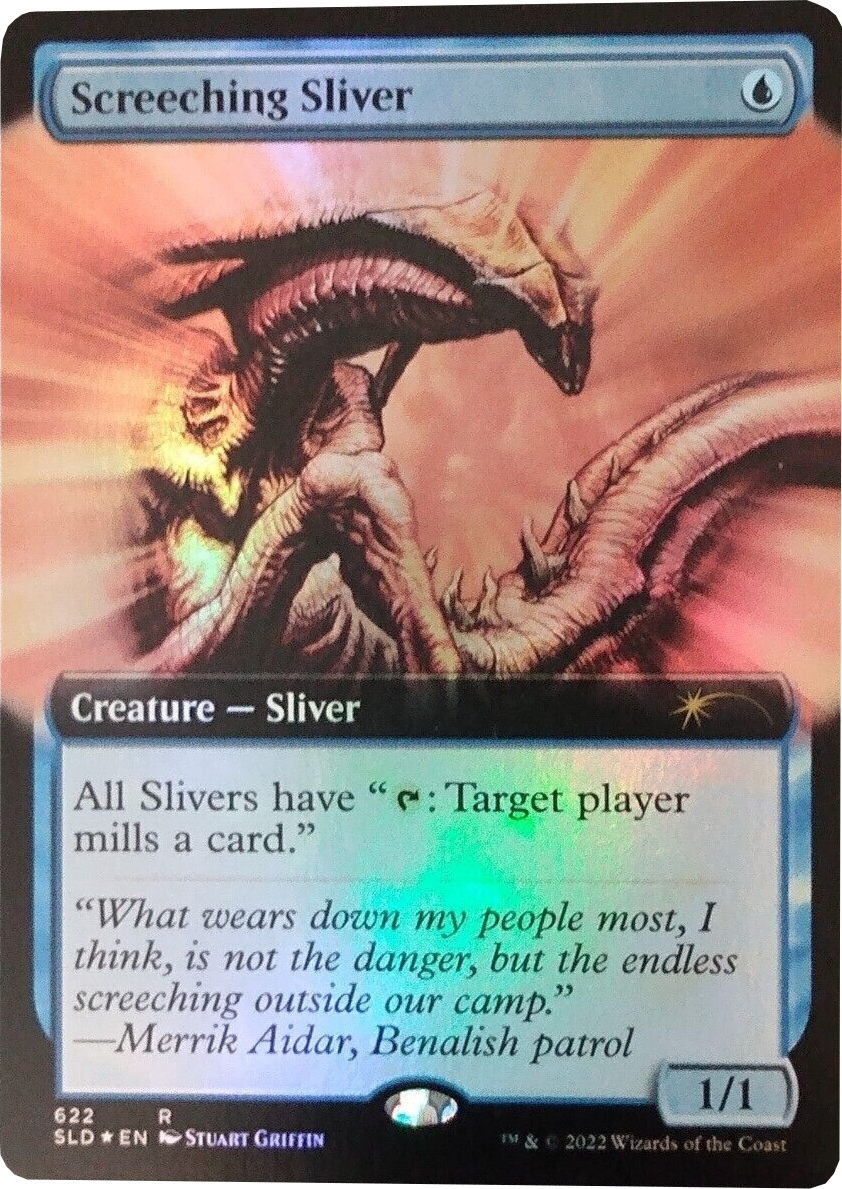 Screeching Sliver (Extended Art) [Secret Lair Drop Promos] | Chromatic Games