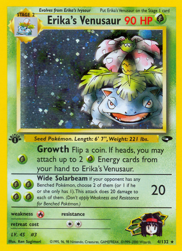 Erika's Venusaur (4/132) [Gym Challenge 1st Edition] | Chromatic Games