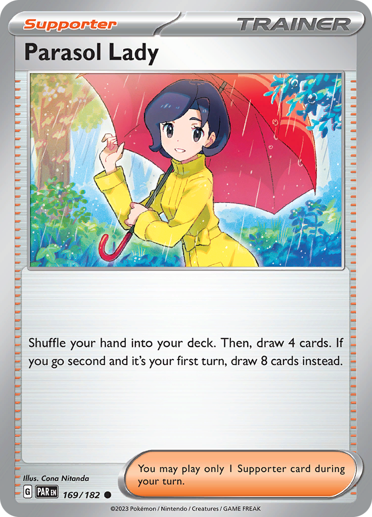 Parasol Lady (169/182) [Scarlet & Violet: Paradox Rift] | Chromatic Games