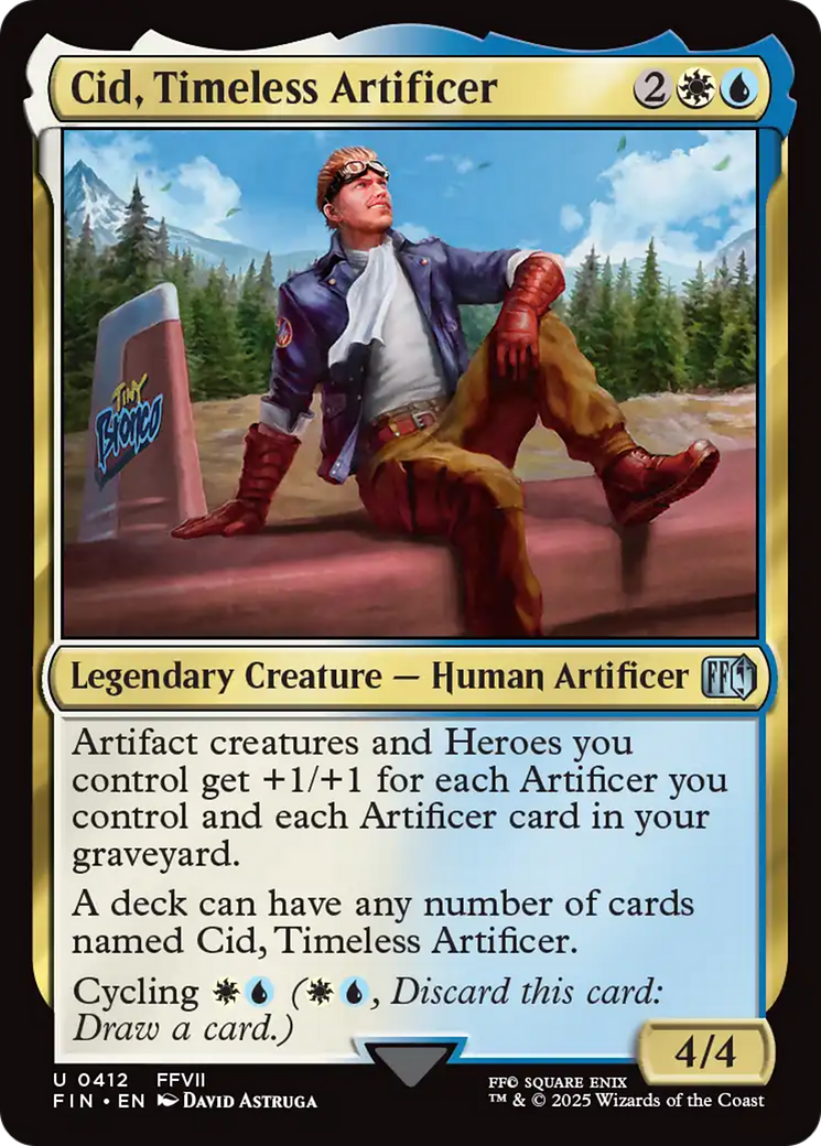 Cid, Timeless Artificer (0412) [FINAL FANTASY] | Chromatic Games