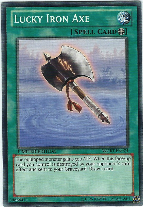 Lucky Iron Axe [WGRT-EN074] Common | Chromatic Games