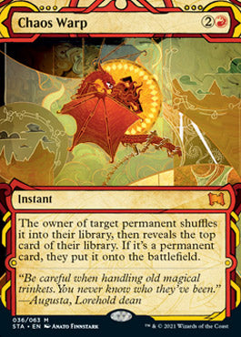 Chaos Warp (Foil Etched) [Strixhaven: Mystical Archive] | Chromatic Games