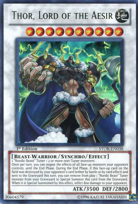 Thor, Lord of the Aesir [STOR-EN038] Ultra Rare | Chromatic Games