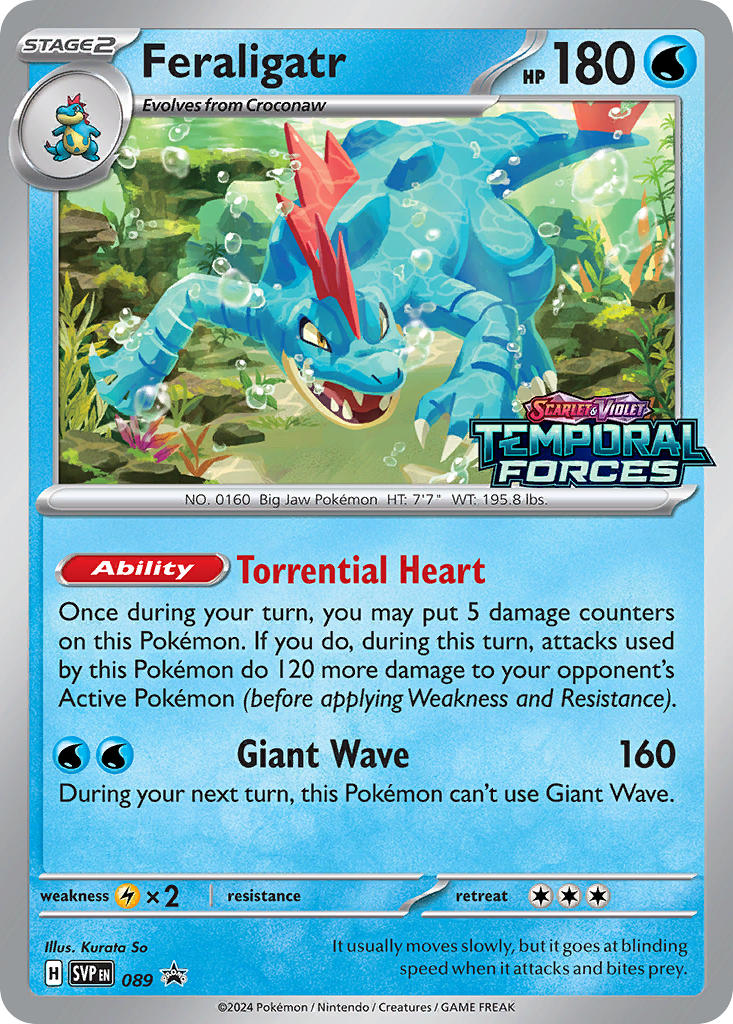 Feraligatr (089) [Scarlet & Violet: Black Star Promos] | Chromatic Games