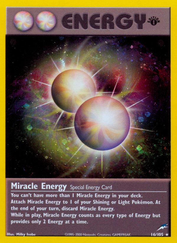 Miracle Energy (16/105) [Neo Destiny 1st Edition] | Chromatic Games