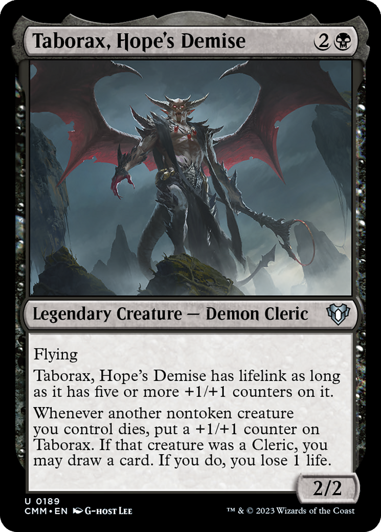 Taborax, Hope's Demise [Commander Masters] | Chromatic Games