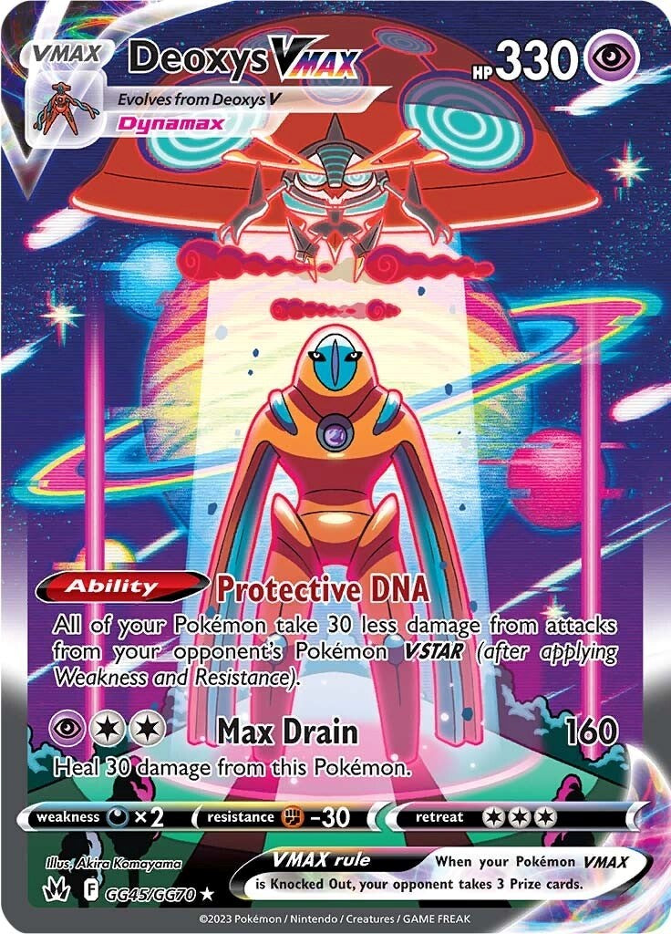 Deoxys VMAX (GG45/GG70) [Sword & Shield: Crown Zenith] | Chromatic Games