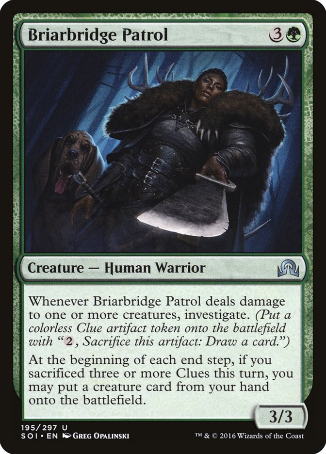 Briarbridge Patrol 195/297 (Shadows over Innistrad)  - Foil | Chromatic Games