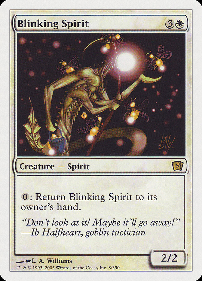 Blinking Spirit 8/350 (9th Edition)  | Chromatic Games