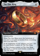 The One Ring (Extended Art) (Surge Foil) [The Lord of the Rings: Tales of Middle-Earth] | Chromatic Games