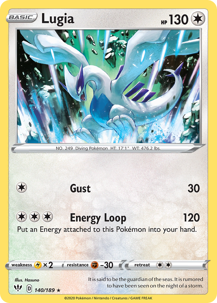 Lugia (140/189) [Sword & Shield: Darkness Ablaze] | Chromatic Games