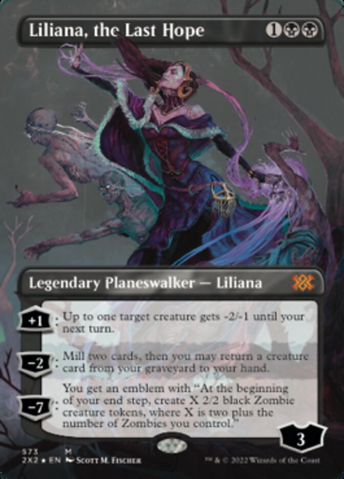 Liliana, the Last Hope (Textured Foil) [Double Masters 2022] | Chromatic Games