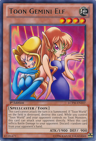 Toon Gemini Elf [LCYW-EN107] Rare | Chromatic Games