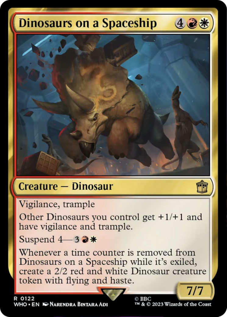 Dinosaurs on a Spaceship [Doctor Who] | Chromatic Games