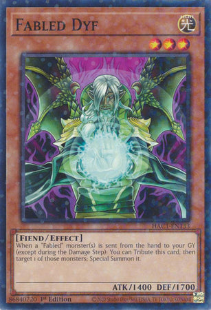 Fabled Dyf (Duel Terminal) [HAC1-EN133] Parallel Rare | Chromatic Games