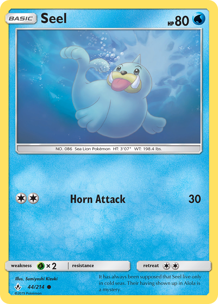 Seel (44/214) [Sun & Moon: Unbroken Bonds] | Chromatic Games