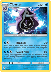 Cloyster (34/149) [Sun & Moon: Base Set] | Chromatic Games