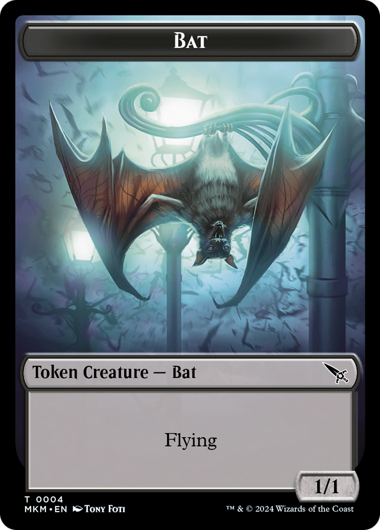 Bat Token [Murders at Karlov Manor Tokens] | Chromatic Games