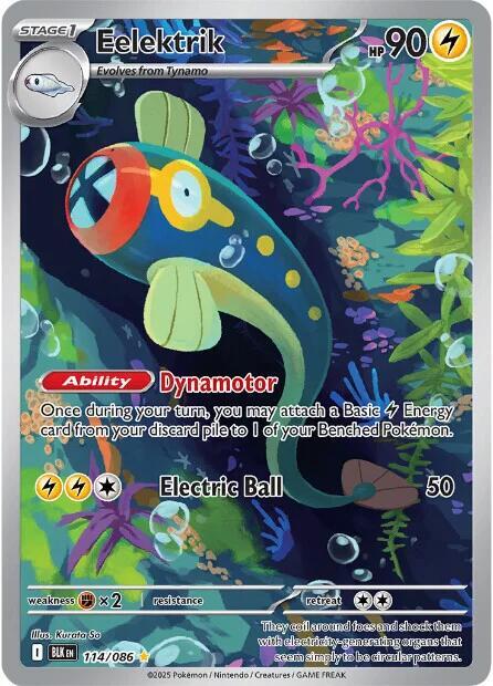 Eelektrik 114/086 (SV: Black Bolt)  - Holofoil | Chromatic Games