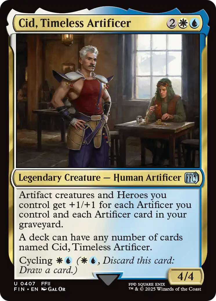 Cid, Timeless Artificer (0407) [FINAL FANTASY] | Chromatic Games