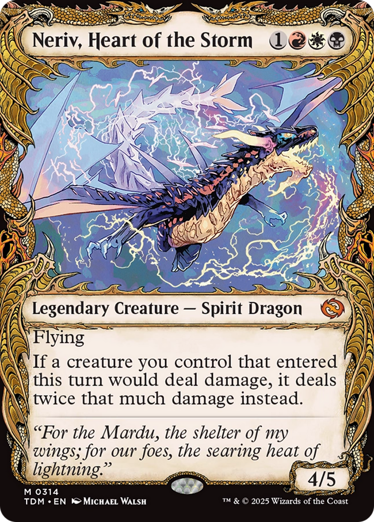 Neriv, Heart of the Storm (Showcase) [Tarkir: Dragonstorm] | Chromatic Games