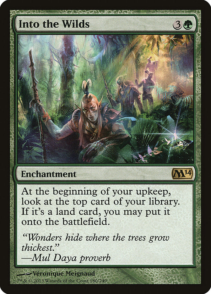 Into the Wilds 180/249 (Magic 2014 (M14))  | Chromatic Games